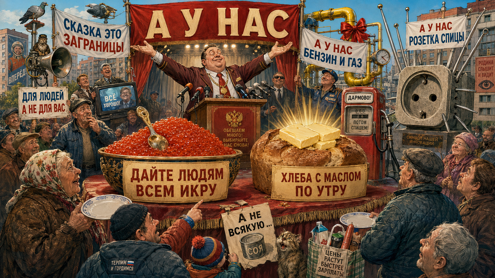 А у нас