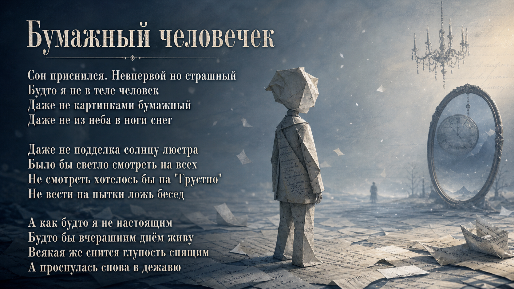 Бумажный человечек