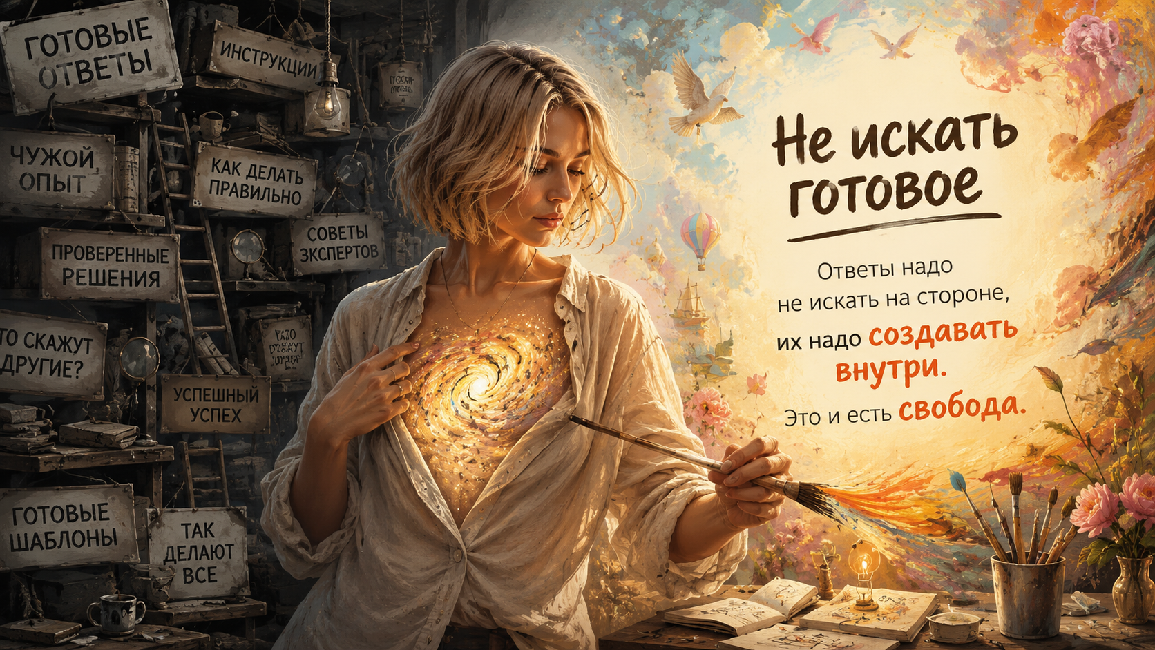 Не искать готовое