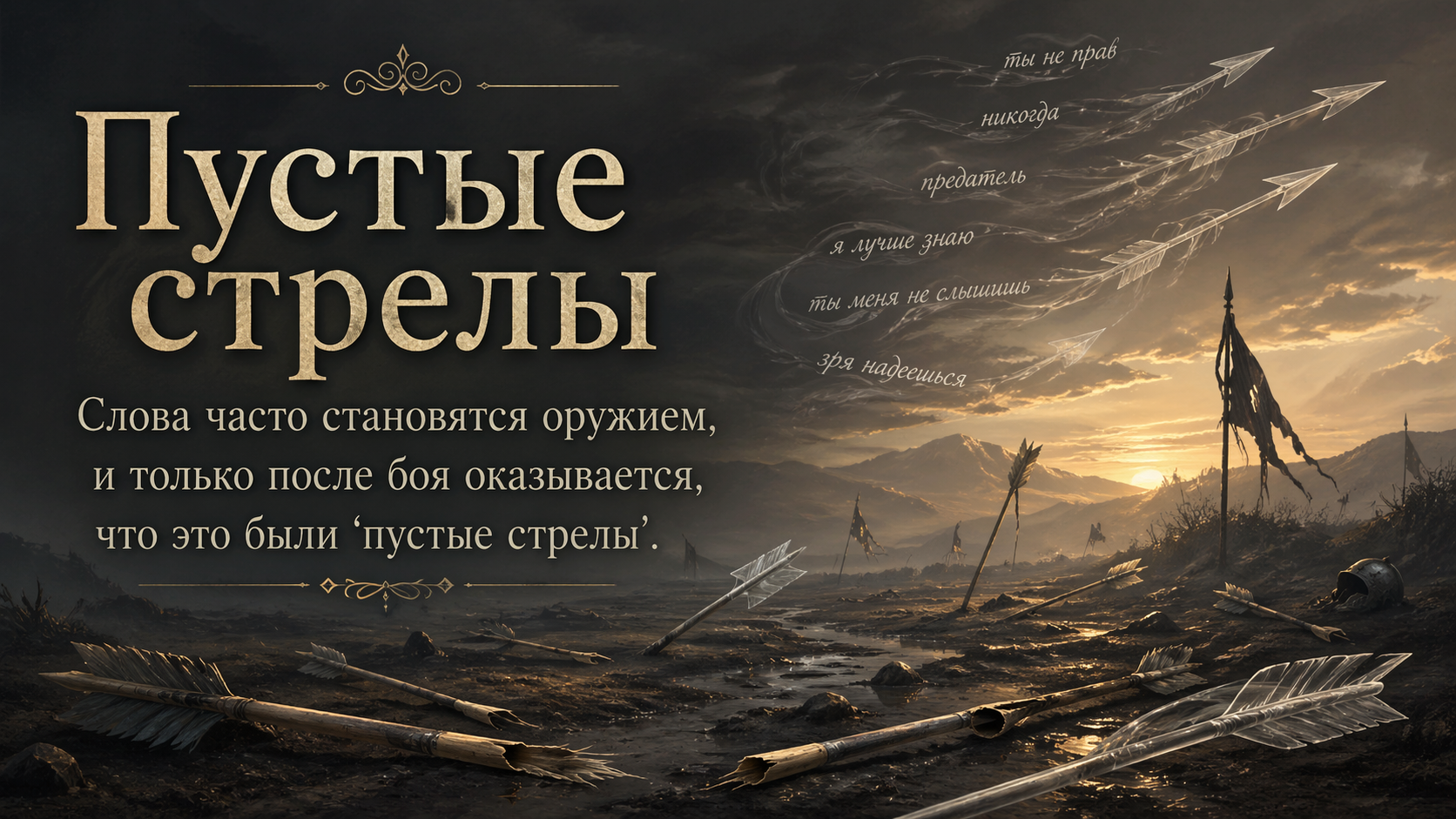 Пустые стрелы