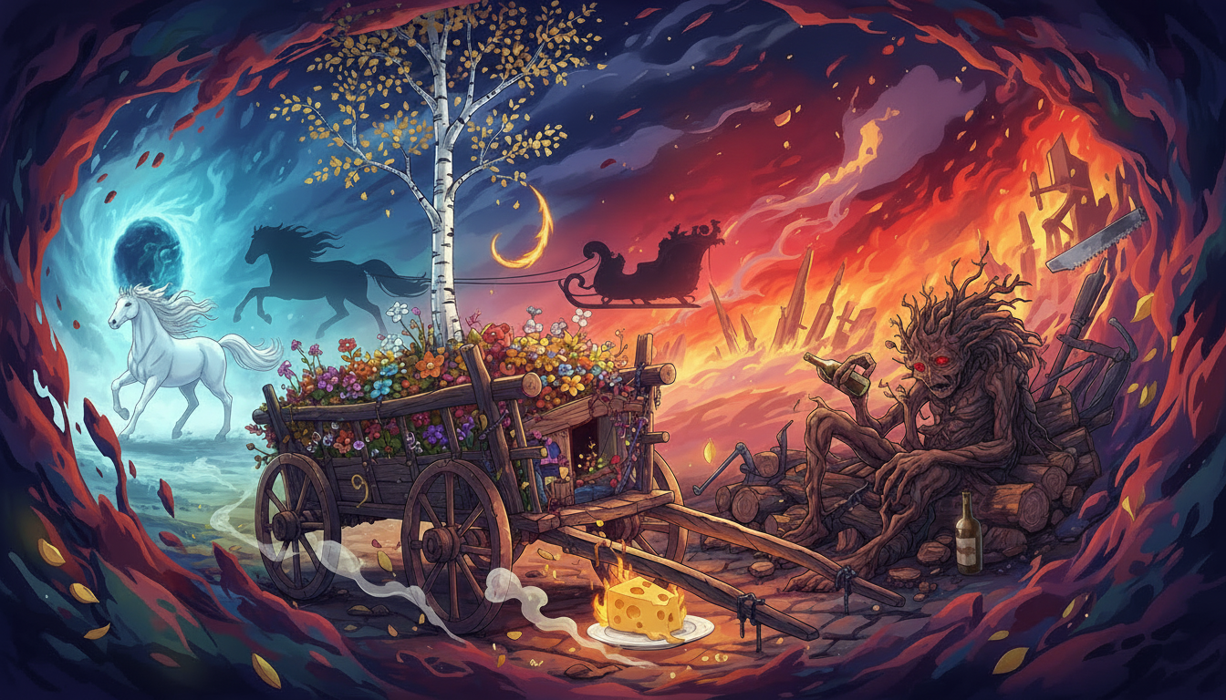 Сказка про телегу