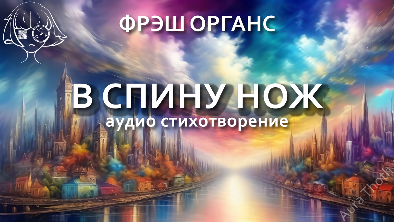 В спину нож